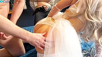 Cuck Has To Watch His Wifes Being Fucked On Their Wedding Night For His Debt