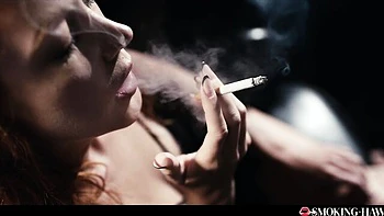 Superb Steve Q and Cherry Candle at smoking blowjob dirt