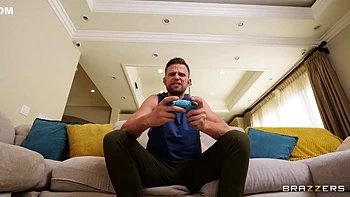 Ken Wants To Fuck Mellanie Monroes Ass But All He Gets Is A Handjob