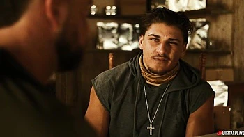 Beautiful missionary pose fuck with a tattooed brunette Chantal Danielle