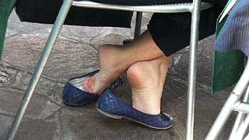 Shoeplay bailarinas azules