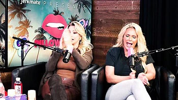 Pillow Talk featuring Brittany Andrews and Gabbie Carter's talking action