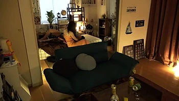 癒し系美女が朝から大開脚クンニとフェラで始まるモーニングセックス