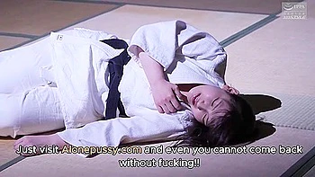 Rena Arai Pumped By Two Men Deep In He