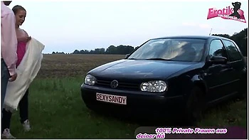 Real German Couple Fucks In The Middle Of A Field