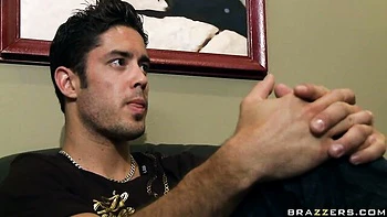 Bald fucker screwed a gorgeous big-boobed brunette Vanilla Deville